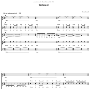 Tuttarana (SATB)