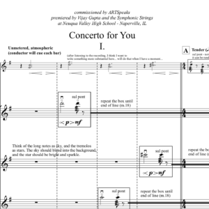Concerto For You