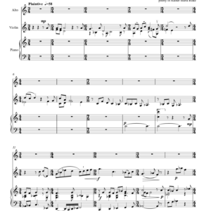 Two Tones (Alto + Violin)