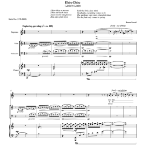 Dhire Dhire (soprano + piano trio)